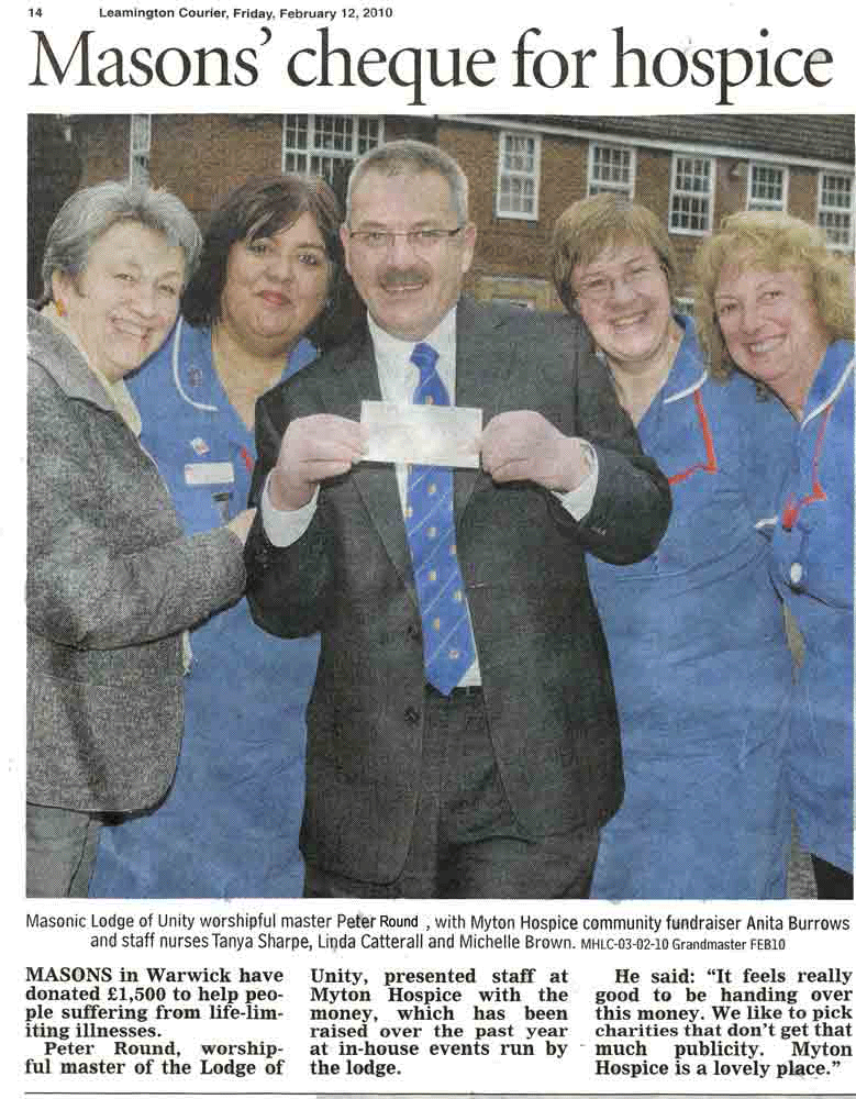 Leamington Courier Article 12th February 2010