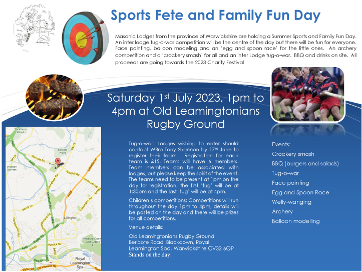 2023 Lodge of Unity and Guy's Lodge Sports Fete